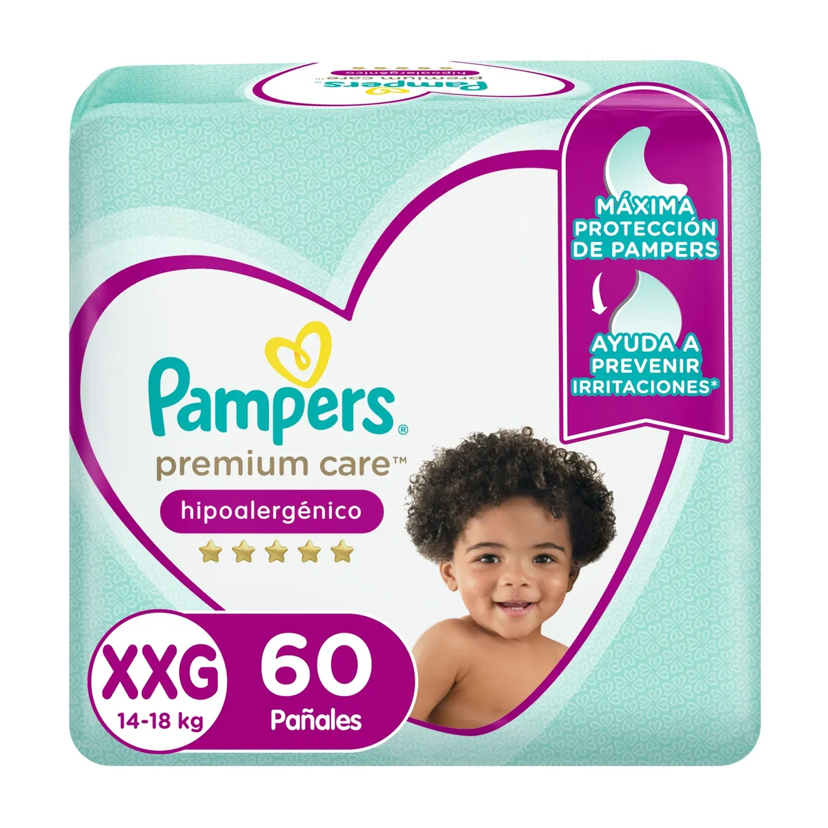 Pampers Premium Care XXG-60 unidades