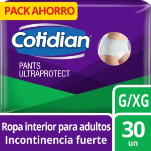 Pañal tipo calzón Cotidian Pants Ultraprotect G/XG 30 unidades para adultos con movilidad