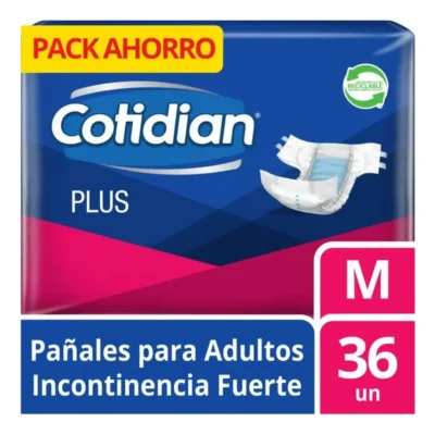 Cotidian Plus Incontinencia Fuerte 36 Unidades Talla M y G