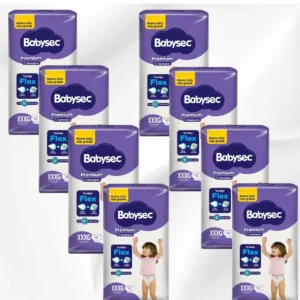 Babysec Premium XXXG (Extra Extra Extra Grande) - 14 Unidades     x 8 unidades (manga)