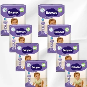 Babysec Premium G (Grande) - 18 unidades    x 8 unidades (manga)