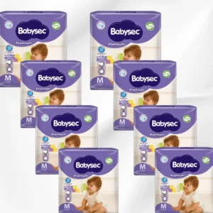 Babysec Premium M (Mediano) - 20 unidades       x 8 unidades (manga)
