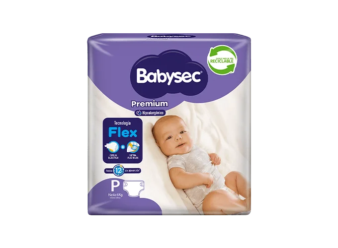 Babysec Premium P (Pequeño) - 20 unidades x 8 unidades (manga)
