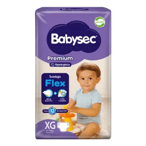 Babysec Premium XG (Extra Grande) - 14 Unidades