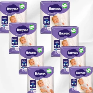 Babysec Premium P (Pequeño) – 14 Unidades x 8 unidades (manga)
