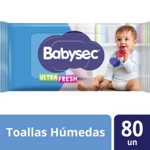 Toallitas húmedas Babysec Ultra Fresh 80 Unidades